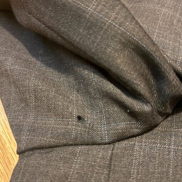 CALVIN KLEIN 3 Button Gray Sport Jacket - Mens Size 50L 100% Pure New Wool - Picture 7 of 7